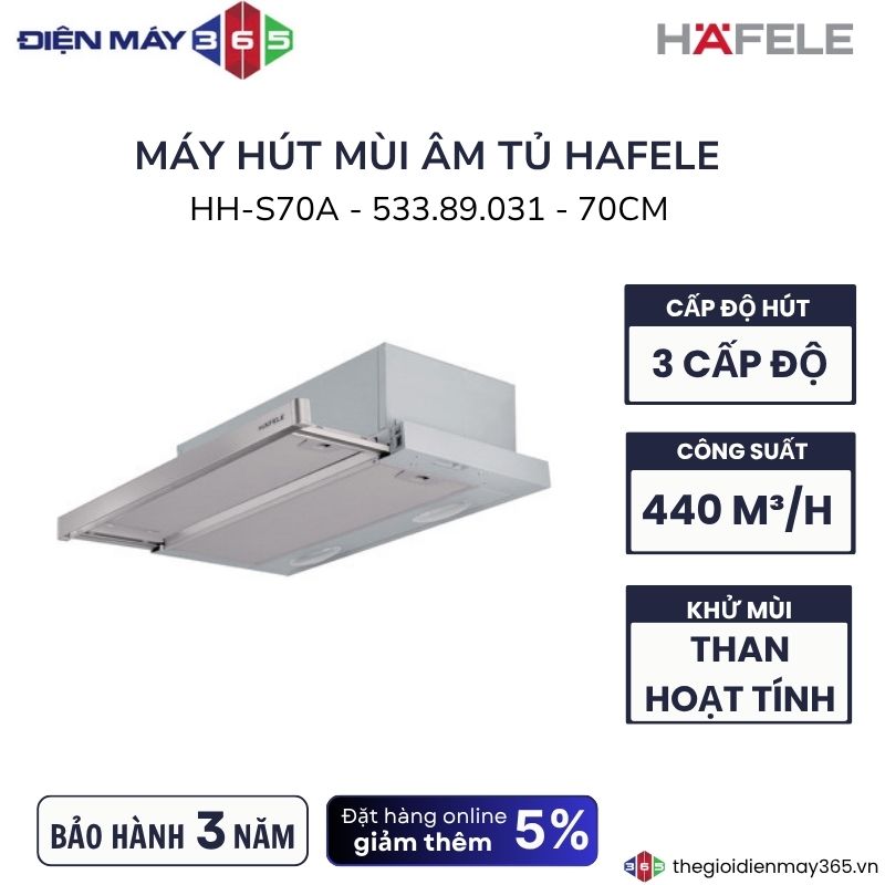 Máy hút mùi Hafele HH-S70A 533.89.031 3 Máy hút mùi Hafele HH-S70A 533.89.031