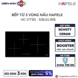 Bếp từ 3 vùng nấu Hafele HC-I773D 536.01.905