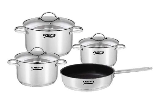 Bộ nồi từ 4 chiếc Chefs EH-CW4430 - Ảnh 2