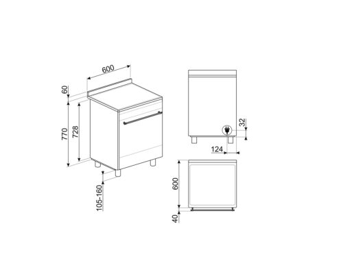 Bếp điện liền lò Hafele Smeg CO68CMA8 536.64.794 - Ảnh 3