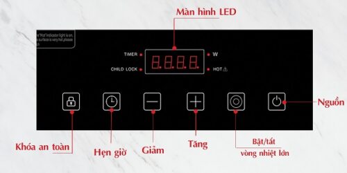 Bếp điện từ hỗn hợp Chefs EH-MIX321 - Ảnh 3