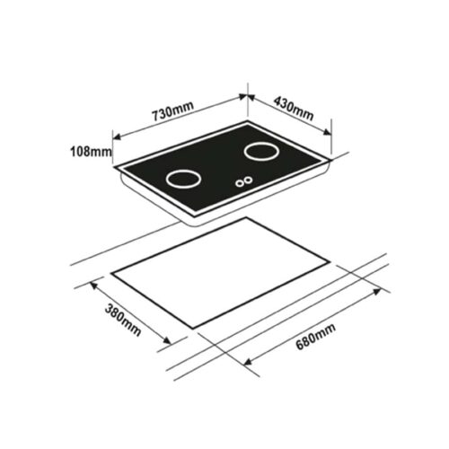 Bếp gas âm Eurosun EU-GA281 - Ảnh 3