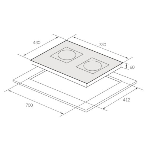 Bếp từ 2 vùng nấu Eurosun EU-T726Pro - Ảnh 3