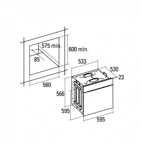 Lò nướng Cata ME 7207 BK - Ảnh 3