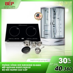 COMBO 28: bếp từ Giovani G 252T + hút G 168 BF
