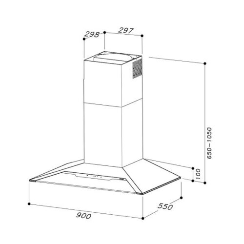 Máy hút áp tường Dudoff Jupiter B (HW-S01B) - Ảnh 3