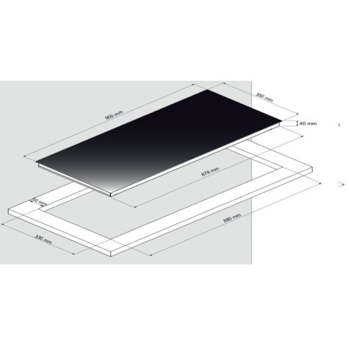Bếp điện 4 vùng nấu Dudoff London Celadon F4B (CH-F4B) - Ảnh 2