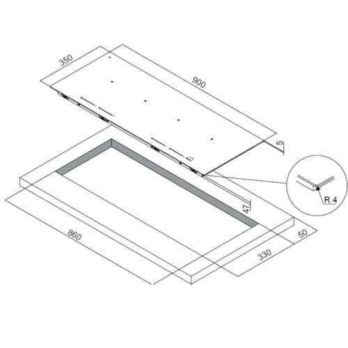 Bếp từ 4 vùng nấu Dudoff London IVY F4W ( IH-F4W) - Ảnh 2
