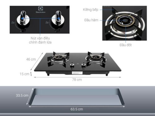 Bếp ga âm Electrolux EHG723BA - Ảnh 2