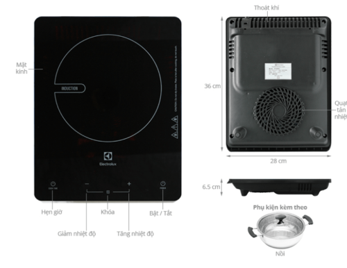 Bếp điện từ Electrolux ETD29KC - Ảnh 3