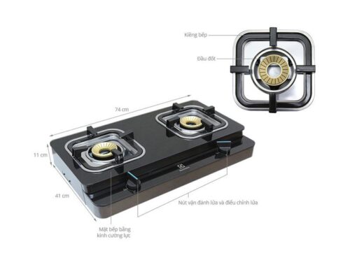 Bếp ga để bàn Electrolux ETG728GKR - Ảnh 3