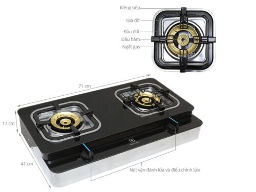 Bếp ga để bàn Electrolux ETG729GKTR - Ảnh 3