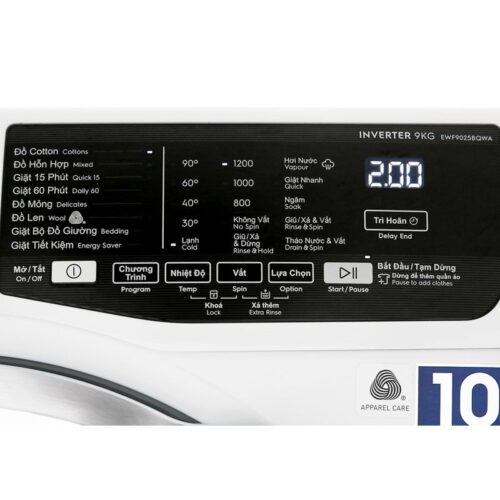 Máy giặt Electrolux EWF9025BQWA - Ảnh 3