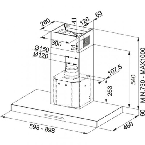 Máy hút khử mùi Franke FCR 925 TC WH/XS 110.0379.172 - Ảnh 3
