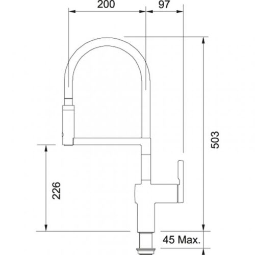Vòi rửa Franke FS HF SWSP Steel Optice 115.0370.611 - Ảnh 2