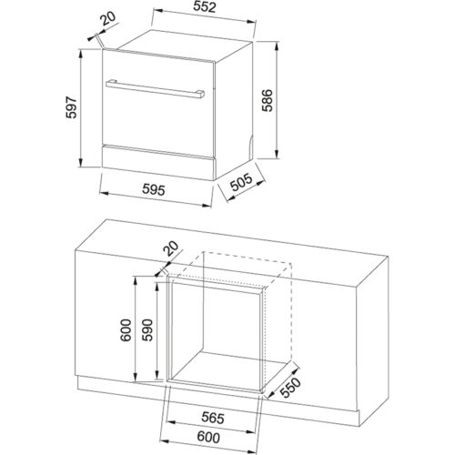 Máy rửa chén âm tủ Franke Onyx FDWS 608 A+ XS 117.0520.635 - Ảnh 2