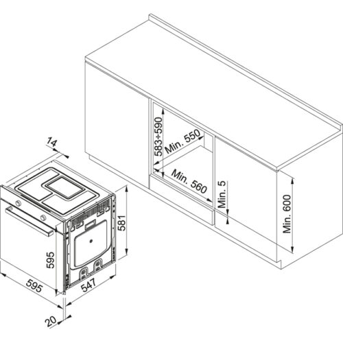 Lò nướng âm tủ Franke CR 982 M WH DCT TFT(116.0374.301) - Ảnh 3