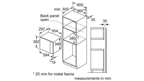 Lò vi sóng âm tủ Bosch BFL524MS0 Serie 6 - Ảnh 5