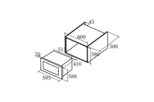 Lò vi sóng Cata MC 25 GTC WH - Ảnh 3