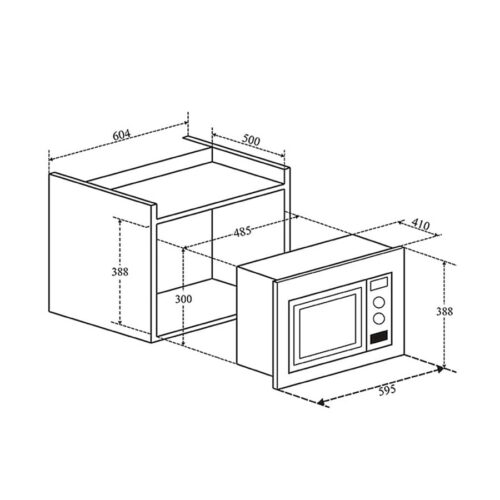 Lò vi sóng Eurosun MWO-T26EUR - Ảnh 2