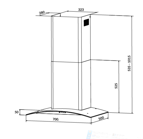Máy hút khử mùi Eurosun EH-90K27S - Ảnh 3