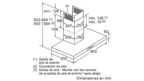 Máy hút mùi Bosch DWB09W651 - Ảnh 3