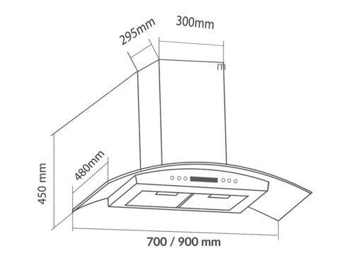 Máy hút mùi gắn tường EUROSUN EH-90K11E - Ảnh 3