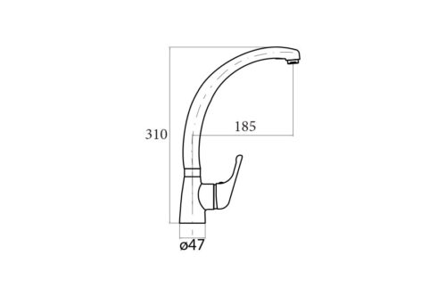 Vòi rửa bát Cata CBA - Ảnh 3