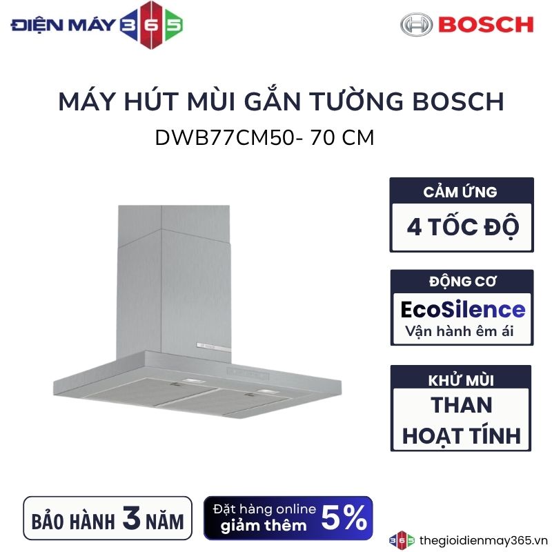 Máy hút mùi Bosch DWB77CM50 3 Máy hút mùi Bosch DWB77CM50