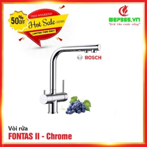 COMBO 10: Chậu rửa bát Bosch Blanco LEXA 8 Rock Grey + Vòi rửa bát Bosch Blanco FONTAS II Chrome 523128 - Ảnh 2