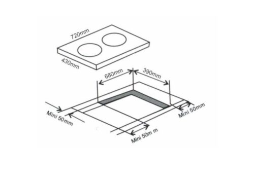 Bếp từ đôi Arber AB-670 - Ảnh 3