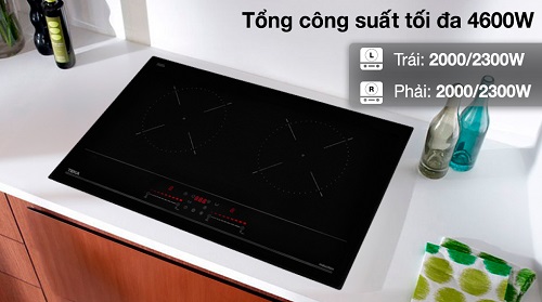 Công suất bếp từ đôi Teka IBC 7322 S lắp âm Công suất bếp từ đôi Teka IBC 7322 S lắp âm