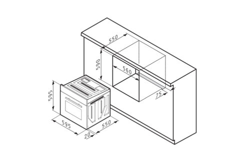 Lò nướng PYRAMIS – 60IN 1007 INOX - Ảnh 3