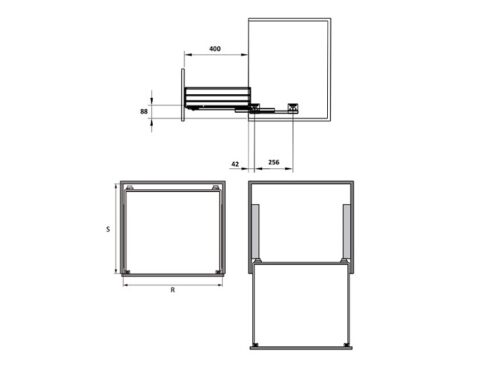 Bộ Rổ Xoong Nồi Cappella 900mm Hafele 549.08.034 - Ảnh 4