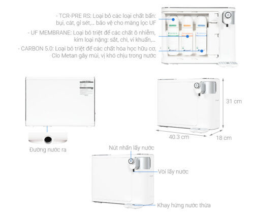 Máy lọc nước ChungHo UF100 - Ảnh 5