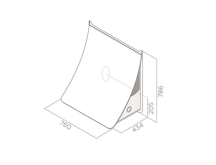 Máy hút mùi Elica NUAGE DRYWALL/F/75 6 Máy hút mùi Elica NUAGE DRYWALL/F/75 - Ảnh 4
