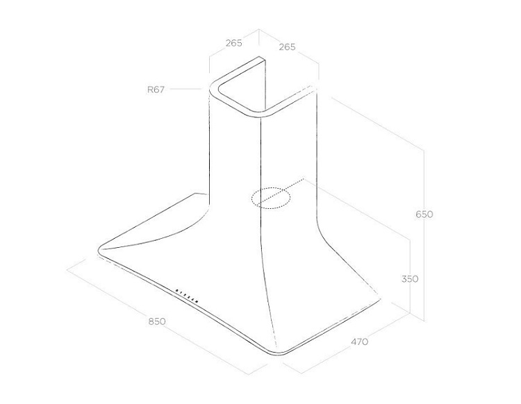 Máy hút mùi Elica SWEET PELTROX/F/85 7 Máy hút mùi Elica SWEET PELTROX/F/85 - Ảnh 5