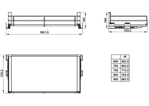 Kệ đựng xoong nồi HAFELE 549.08.867 - 800mm - Ảnh 5