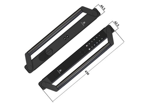 Khóa cửa đại sảnh biệt thự nhận diện khuôn mặt Demax SL908 GS Lux App Wifi - Ảnh 2