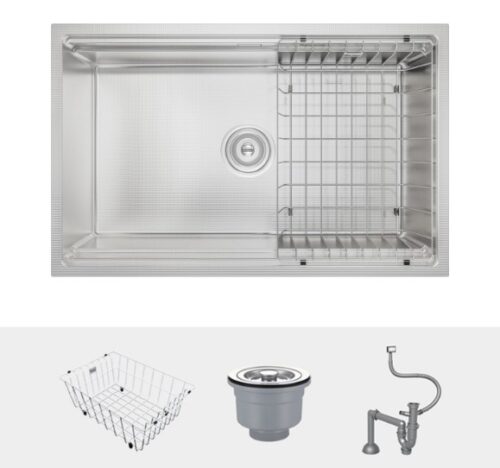 Chậu rửa bát Konox chống xước Workstation Sink – Undermount Sink KN7044SU Dekor - Ảnh 4