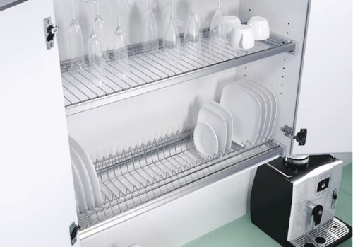Khay up bát đĩa Hafele 544.01.024 inox, 414x263mm - Ảnh 2