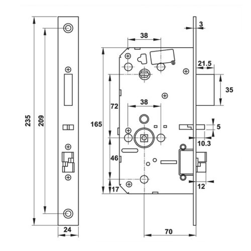 Khóa điện tử Hafele PP9000 912.20.289 - Ảnh 2