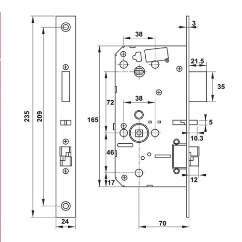 Khóa điện tử Hafele PP9000 912.20.293 - Ảnh 2