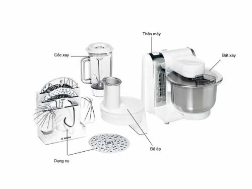 Máy chế biến thực phẩm đa năng Bosch MUM48CR1 - Ảnh 2