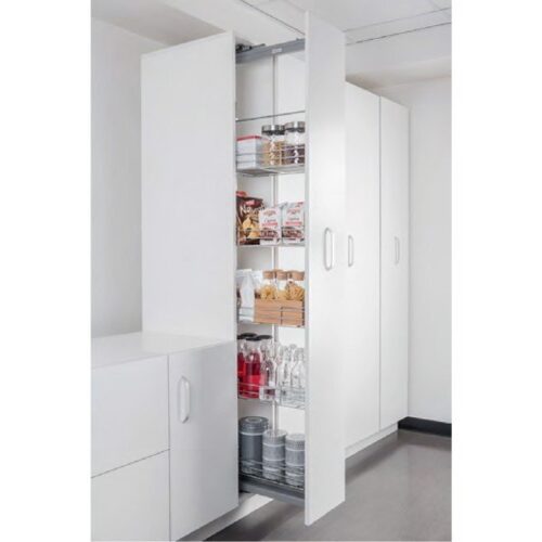 Bộ kệ tủ 6 tầng, rổ lưới Dispensa 90 Arena 300mm Hafele 546.54.631
