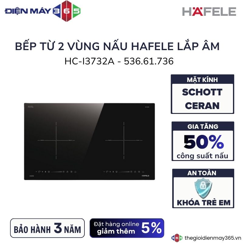 Bếp từ đôi Hafele HC-I3732A 536.61.736 3 Bếp từ đôi Hafele HC-I3732A 536.61.736