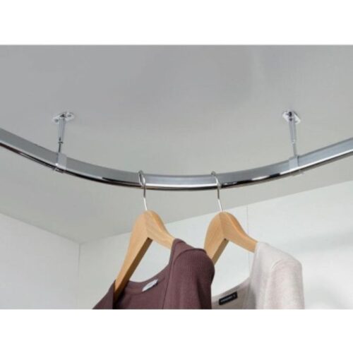 Bas đỡ thanh nhôm móc áo Hafele 802.07.200 - Ảnh 2
