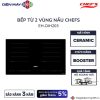 Bếp từ đôi Chefs EH-DIH203 1 EH DIH203