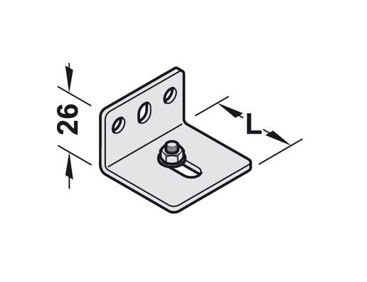 Bas đỡ gắn tường 64mm Hafele 940.42.063 4 Kích thước của Bas đỡ gắn tường 64mm Hafele 940.42.063