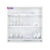 Giá bát cố định 3 tầng cao cấp, Inox mờ Kit Plus DK12B VIP.90